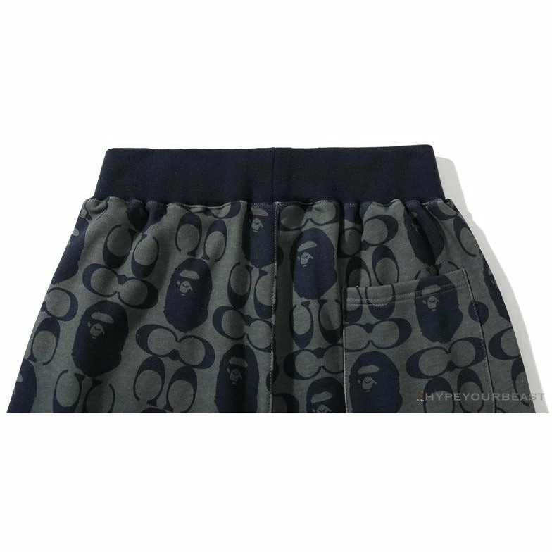 BAPE X COACH Co-Branded Dark-Blue Shorts Clothes