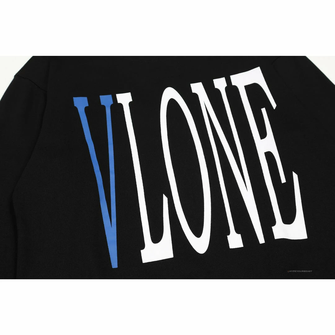 HypeYourBeast Shirts Vlone Blue Shirt – Black