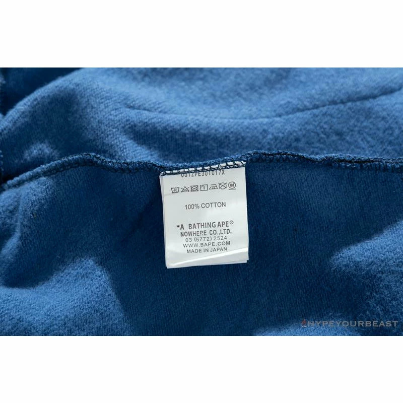 BAPE X READYMADE Tiger Head Foam Camouflage Shorts ‘BLUE’ Clothes