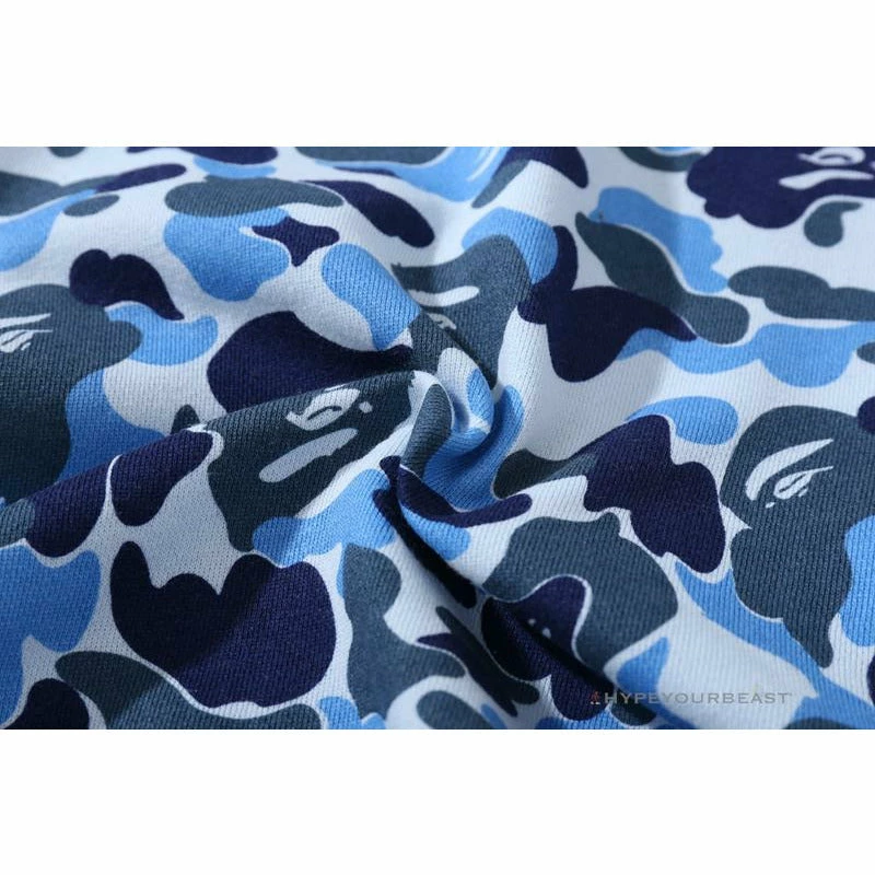 HypeYourBeast Bape Camo Hoodie Shark Head BLUE