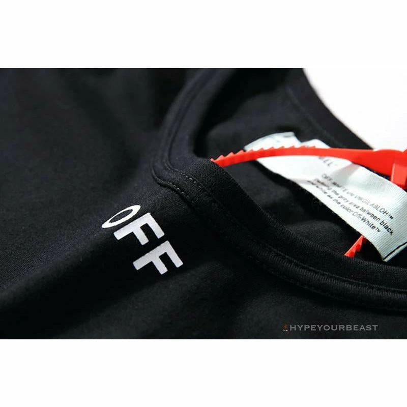 OFF-WHITE CO VIRGIL ABLOH Portrait Tee Shirt “BLACK’