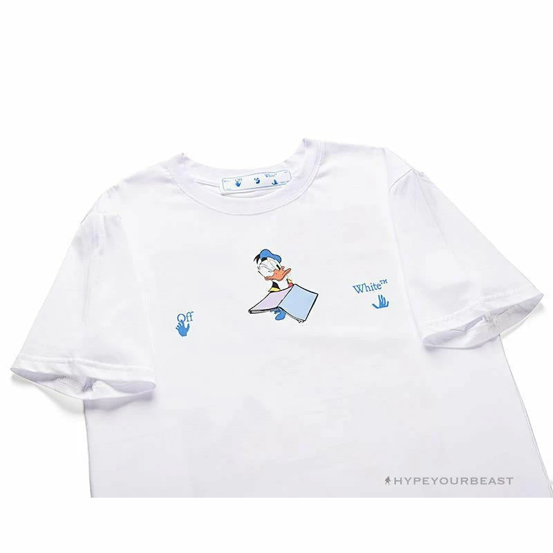 OFF-WHITE Summer Donald Duck Print Tee Shirt ‘WHITE’