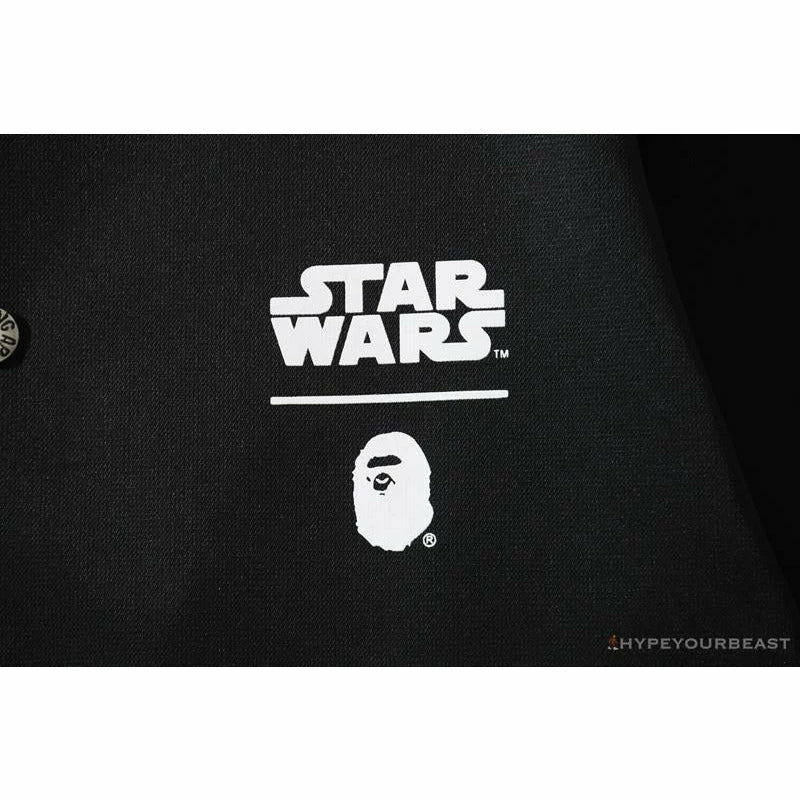 Clothes BAPE X Star Wars Collaboration Windbreaker Jacket ‘BLACK’