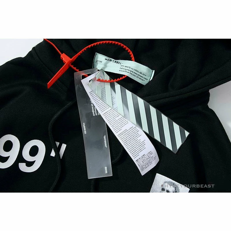 OFF-WHITE CO VIRGIL ABLOH 1863 Monet Hoodie ‘BLACK’ Hoodies & Jackets