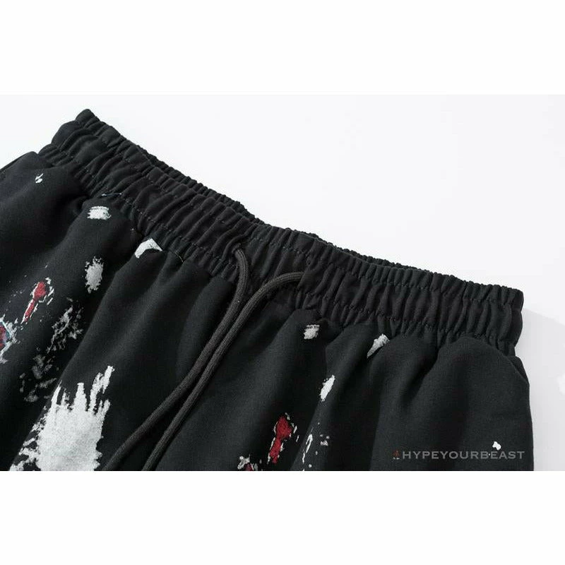 Pants OFF-WHITE Hot Starry Sky Fireworks Shorts ‘BLACK’