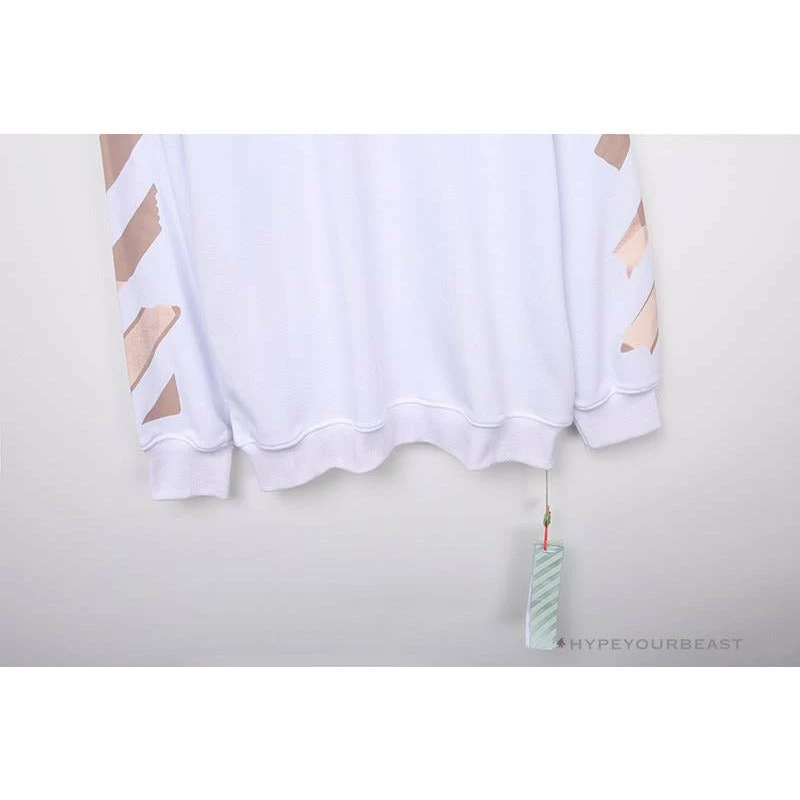 OFF-WHITE Rubber Strip Arrow Long Sleeve Shirt ‘WHITE’