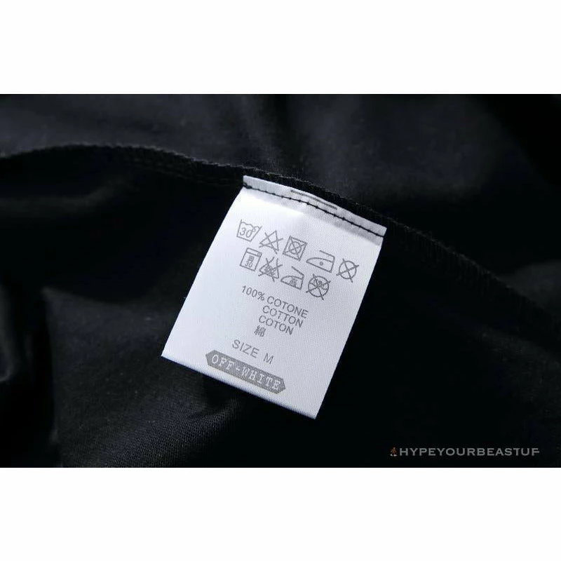 OFF-WHITE CO VIRGIL ABLOH Portrait Tee Shirt “BLACK’