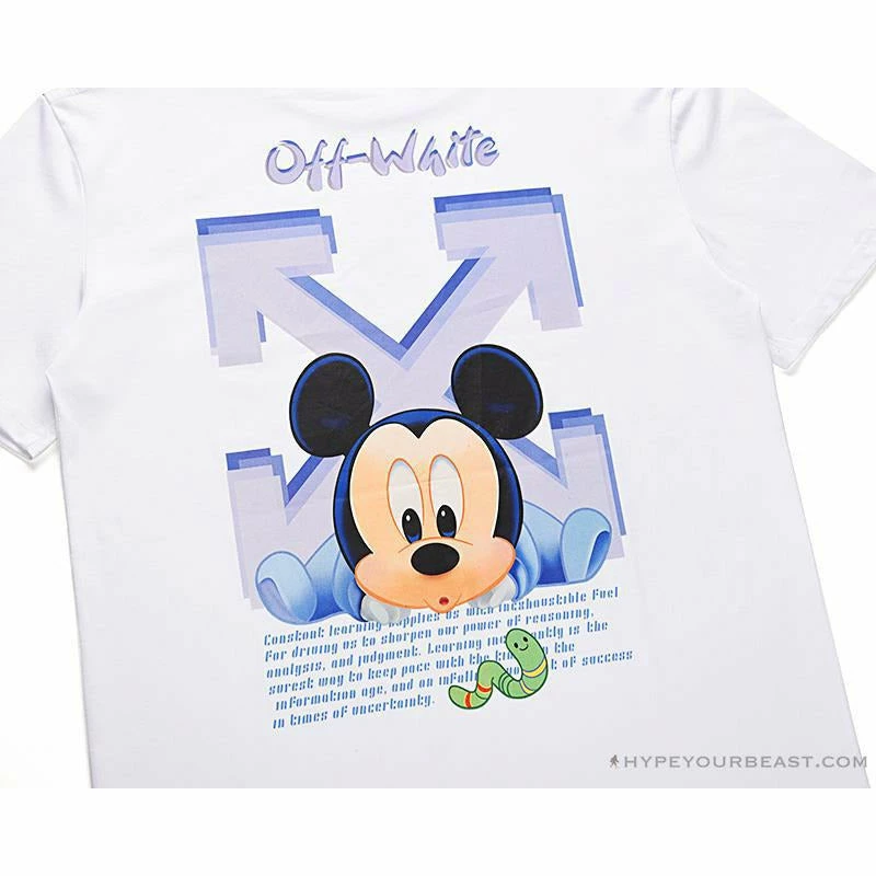 OFF-WHITE Disney Spring X Summer Mickey Arrow Tee Shirt ‘WHITE’