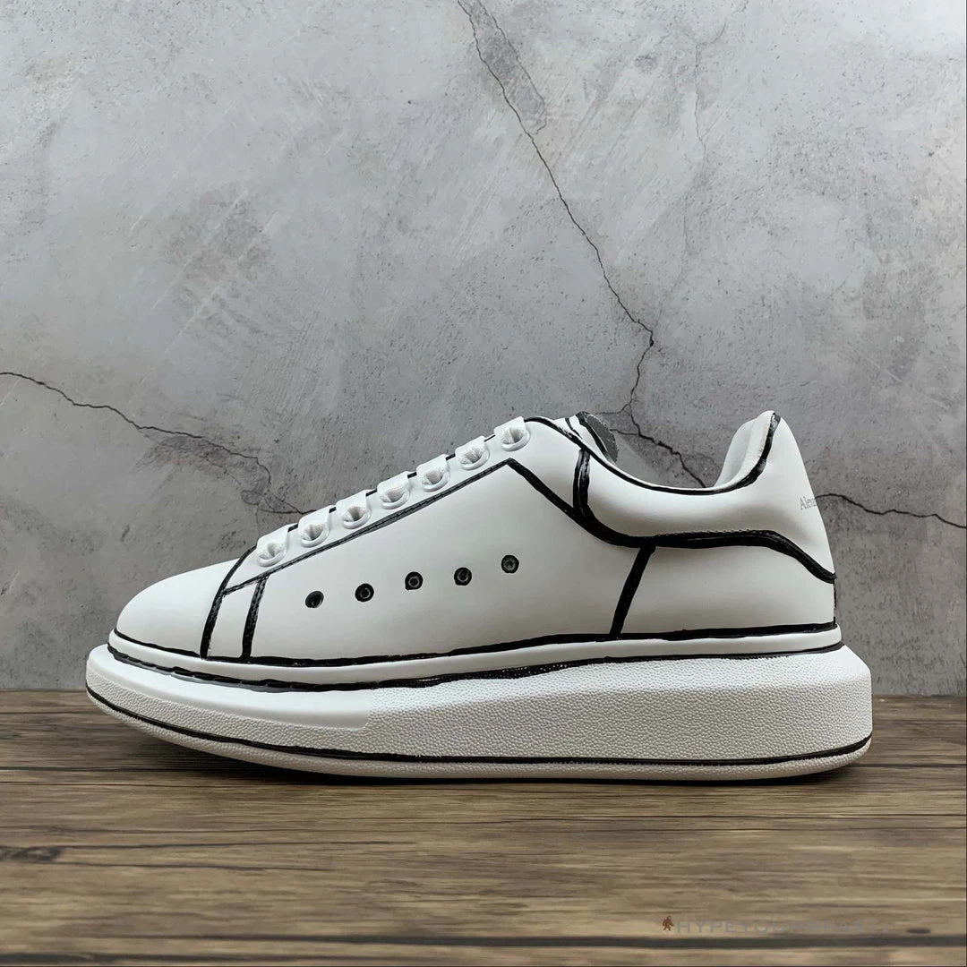 HypeYourBeast Alexander McQueen White / Black Outline