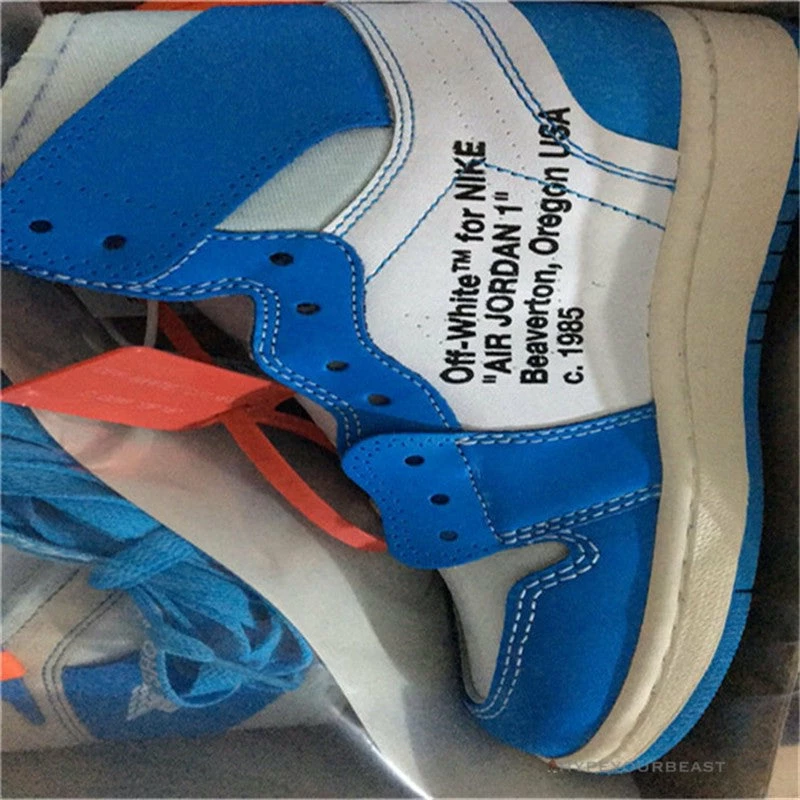 The Ten: Off White X Air Jordan 1 High “UNC”
