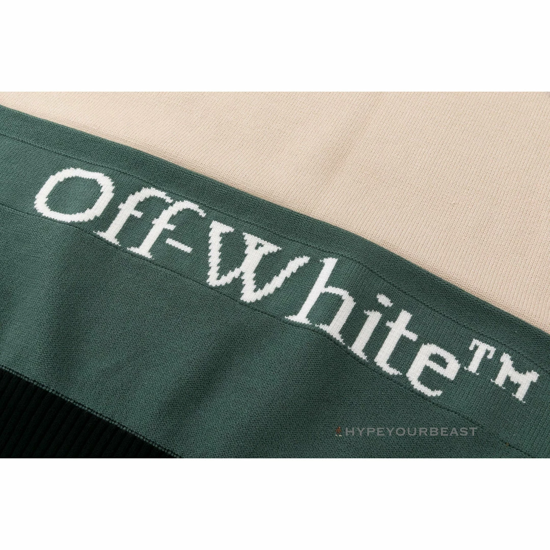 HypeYourBeast Off-White Shirt – Khaki & Green