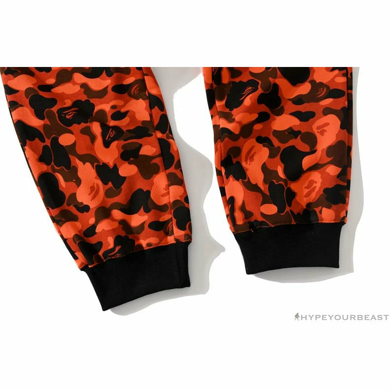 BAPE X XO Camouflage Red Pants Clothes