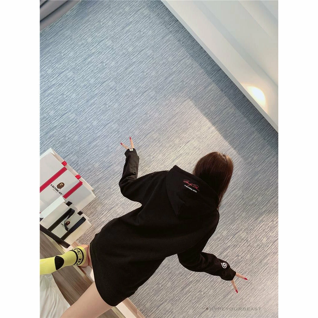 Clothes BAPE Marilyn Monroe Powder Camouflage Hoodie ‘BLACK’