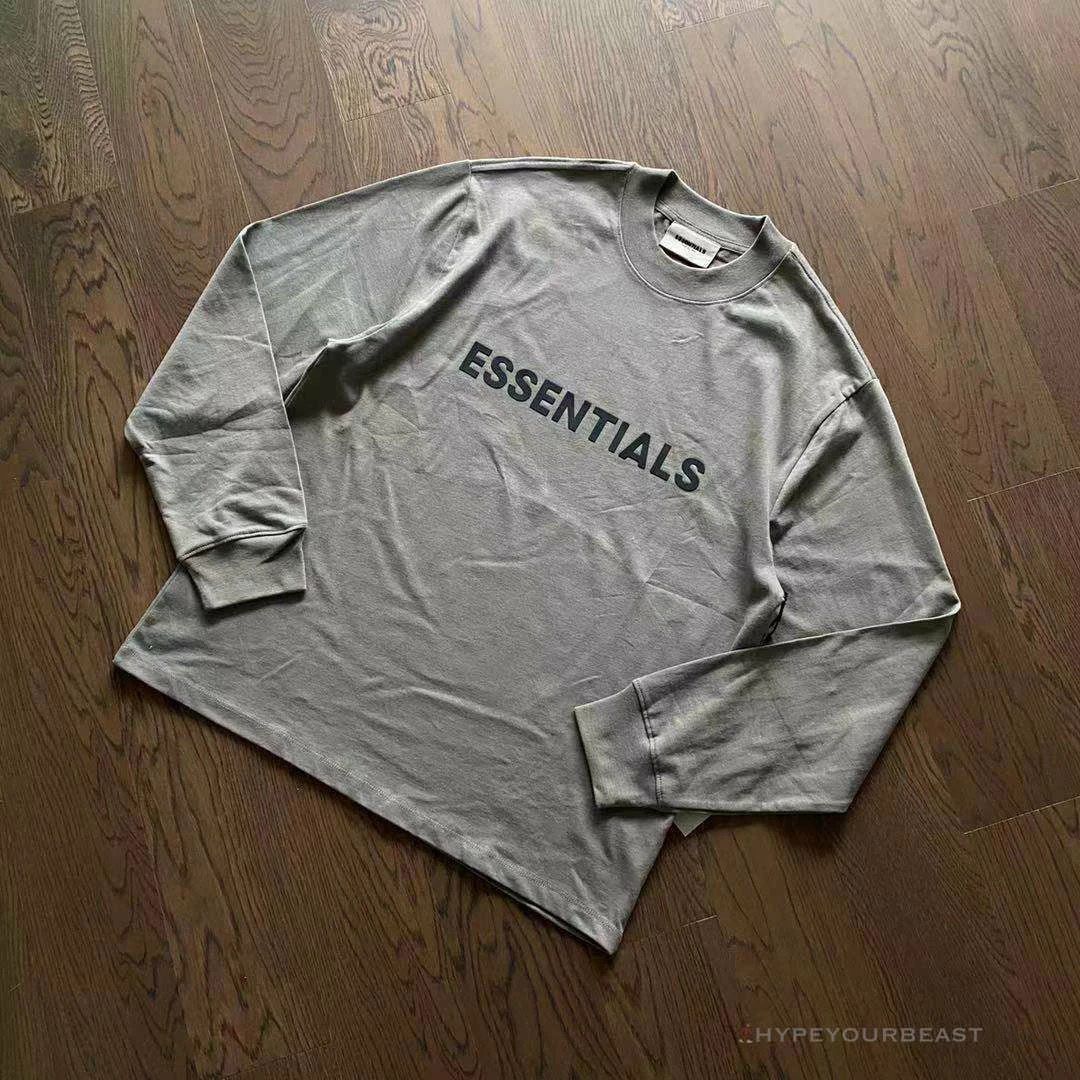 FOG ‘ESSENTIALS’ Long Sleeve Shirt Grey Shirts