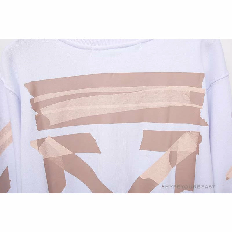 OFF-WHITE Rubber Strip Arrow Long Sleeve Shirt ‘WHITE’