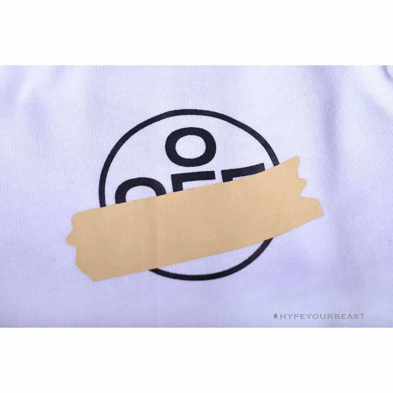 Pants OFF-WHITE Explosive Strip Basic Arrow Shorts ‘WHITE’