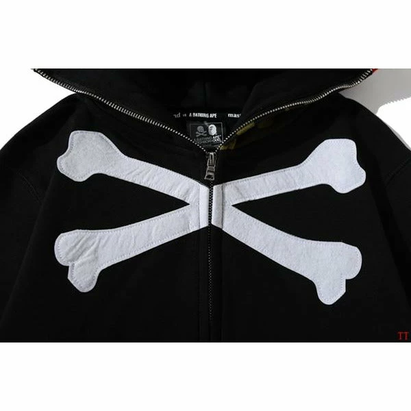 Bape Camo Hoodie Skeleton Cross Camo Clothes