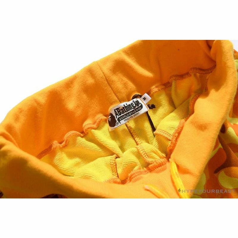 BAPE X PUBG Joint PUBG PUBG Eating Chicken Orange Camouflage Pants