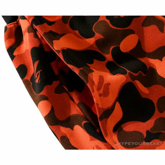 BAPE X XO Camouflage Red Pants Clothes