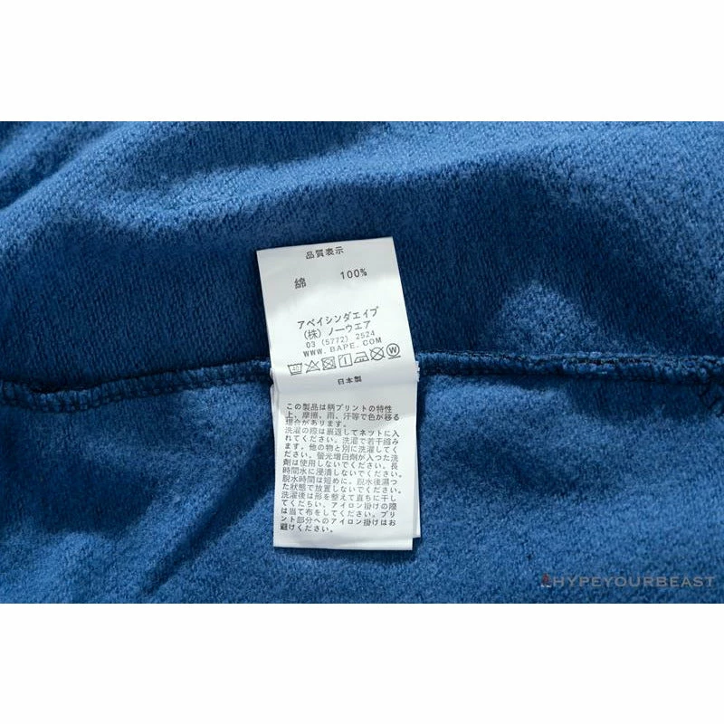 BAPE X READYMADE Tiger Head Foam Camouflage Shorts ‘BLUE’ Clothes