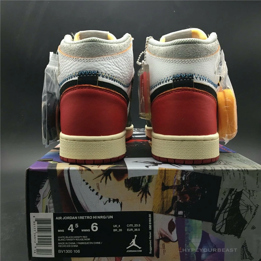 Air Jordan 1 Retro HI “Union – Black Toe”
