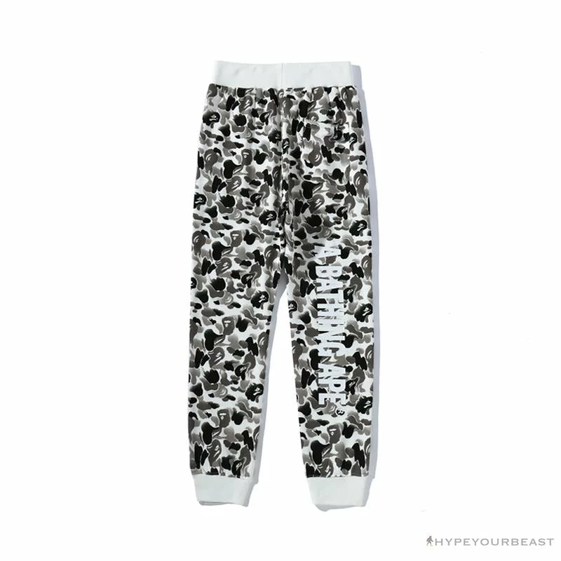 BAPE Chinese Style Ink Camouflage 10th Anniversary Limited Pants ‘WHITE’