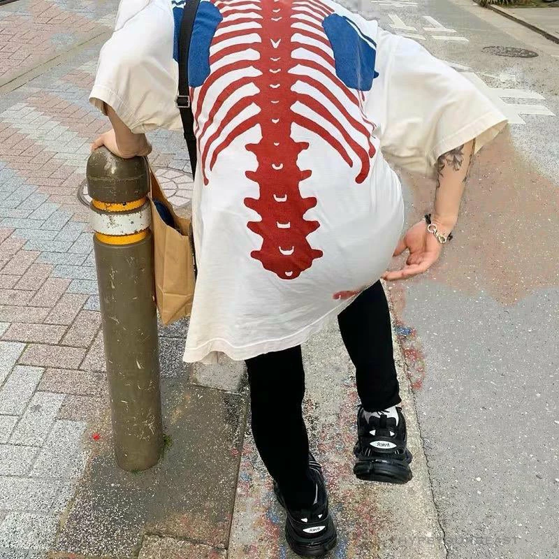 OFF-WHITE Loose X Oversized Chest Tee Shirt ‘WHITE’