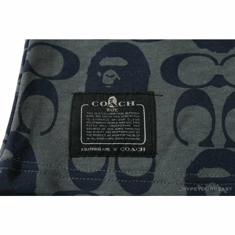 BAPE X COACH Co-Branded Dark-Blue Shorts Clothes