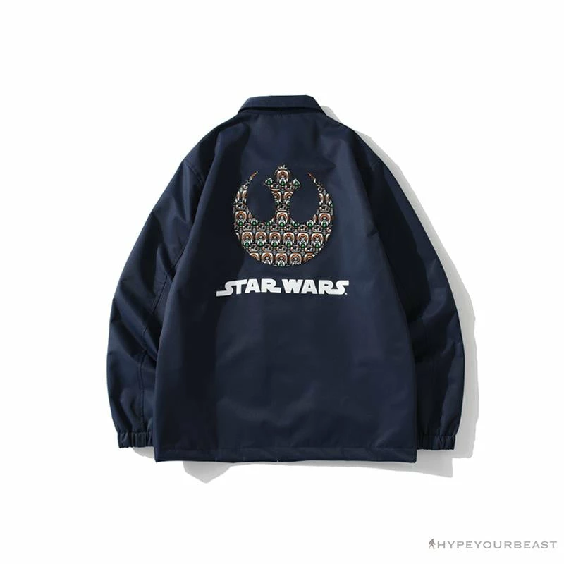 BAPE X Star Wars Collaboration Windbreaker Jacket ‘BLUE’