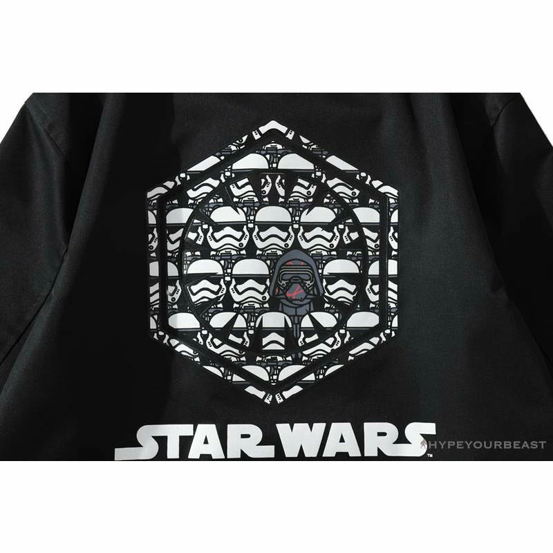 Clothes BAPE X Star Wars Collaboration Windbreaker Jacket ‘BLACK’