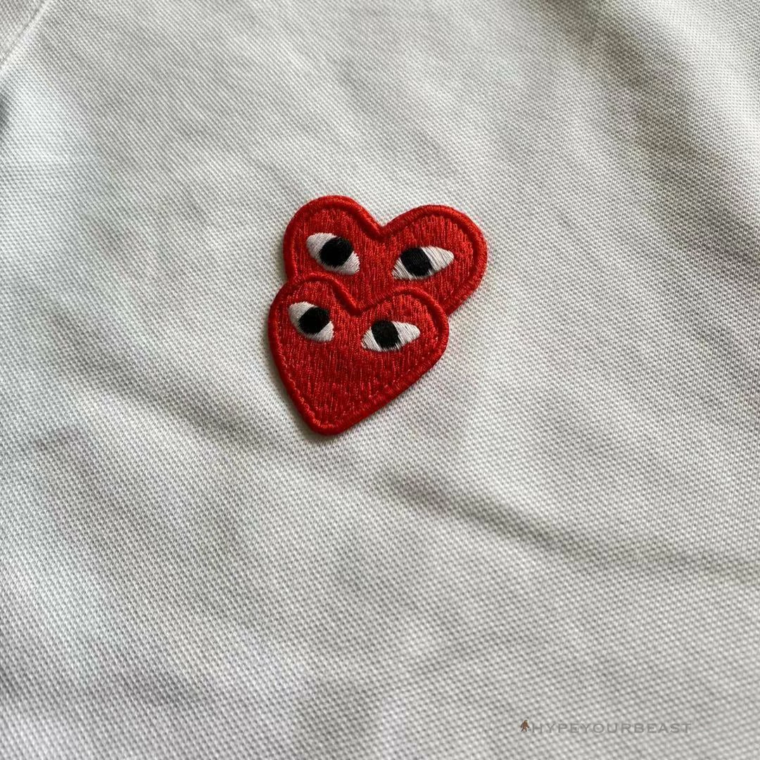 Shirts CDG Polo Shirt White