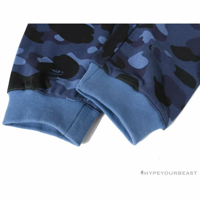 BAPE X PSG Paris Saint-Germain Camouflage Blue Pants Clothes