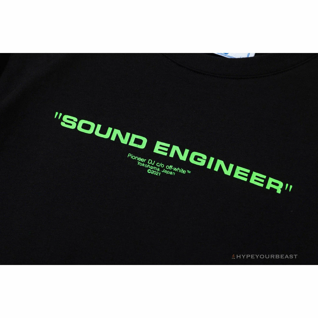 T-Shirts OFF-WHITE Mechanical Style ‘BLACK’ Tee Shirt