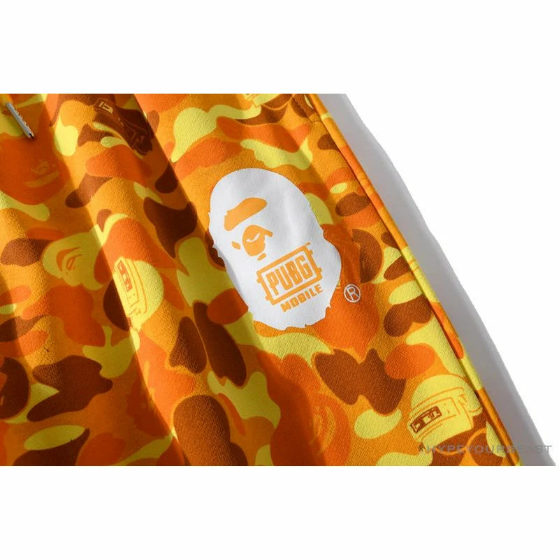 BAPE X PUBG Joint PUBG PUBG Eating Chicken Orange Camouflage Pants