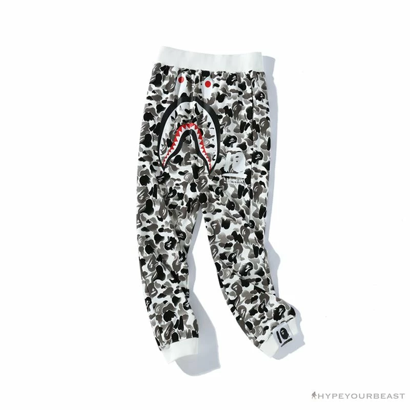 BAPE Chinese Style Ink Camouflage 10th Anniversary Limited Pants ‘WHITE’
