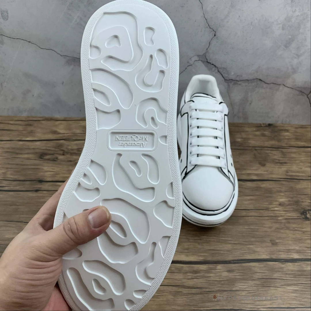 HypeYourBeast Alexander McQueen White / Black Outline