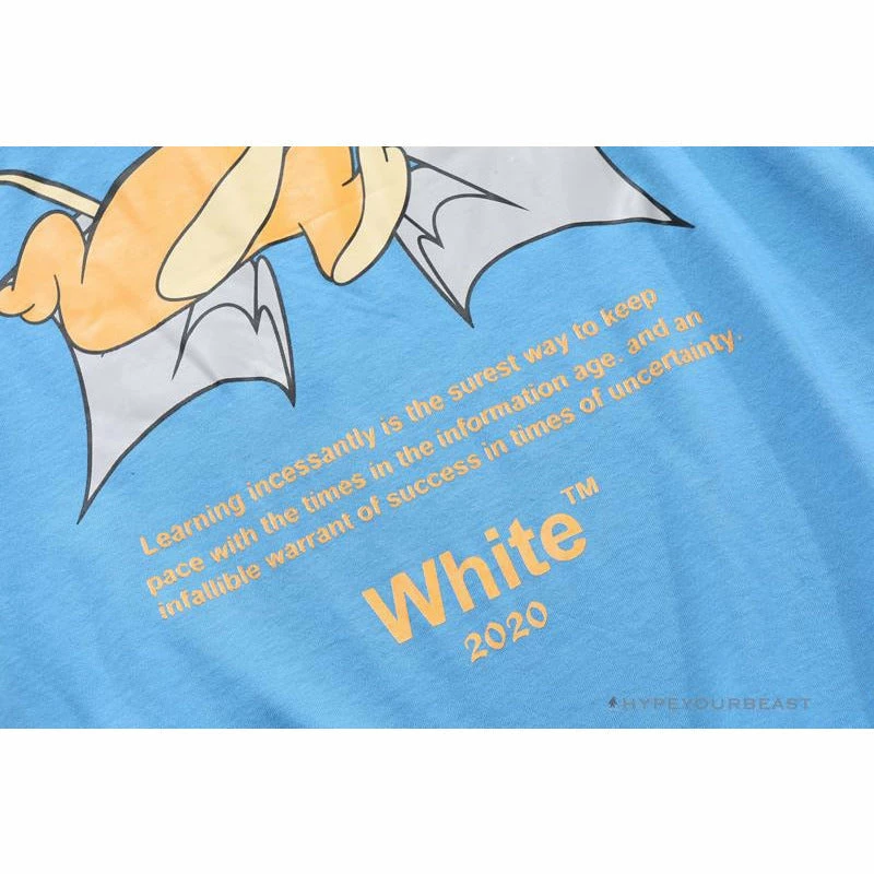 OFF-WHITE Jerry Move Faster Tee Shirt ‘BLUE’