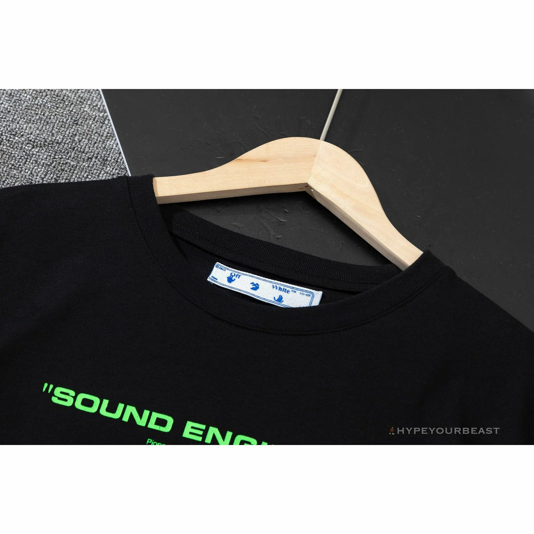 T-Shirts OFF-WHITE Mechanical Style ‘BLACK’ Tee Shirt