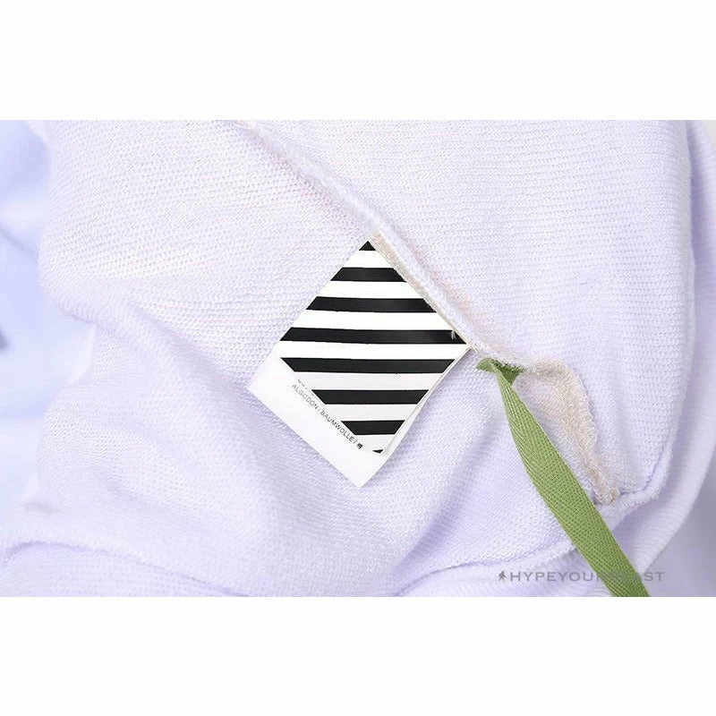 OFF-WHITE Rubber Strip Arrow Hoodie ‘WHITE’ Hoodies & Jackets
