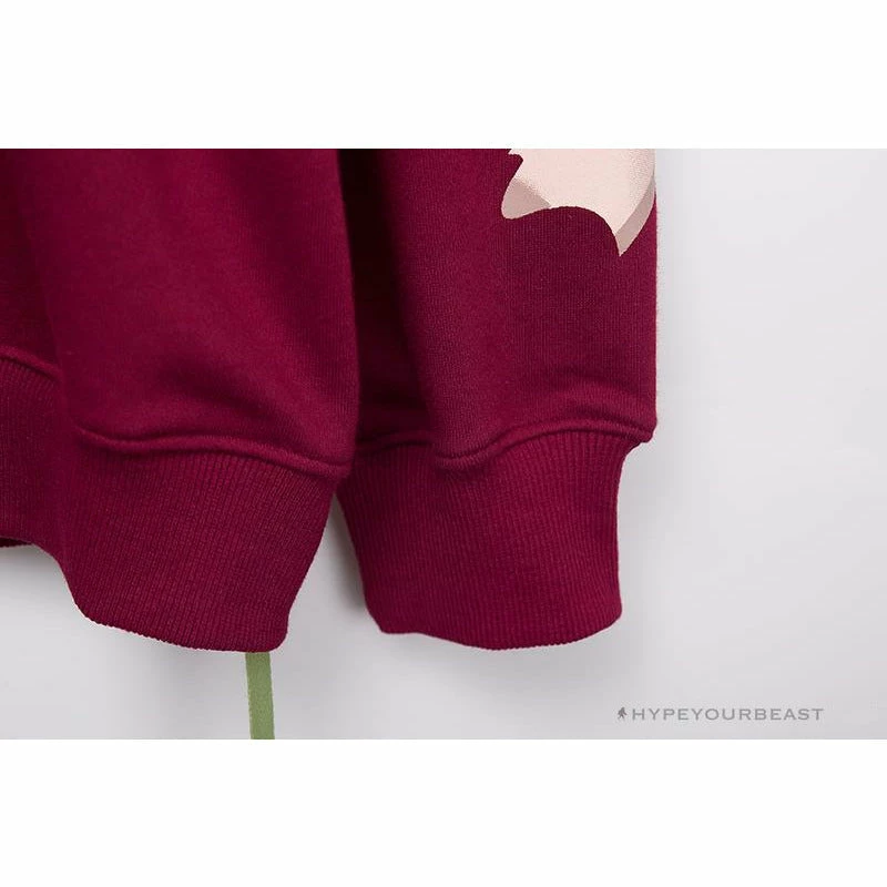 OFF-WHITE Rubber Strip Arrow Long Sleeve Shirt ‘WINE RED’ Shirts