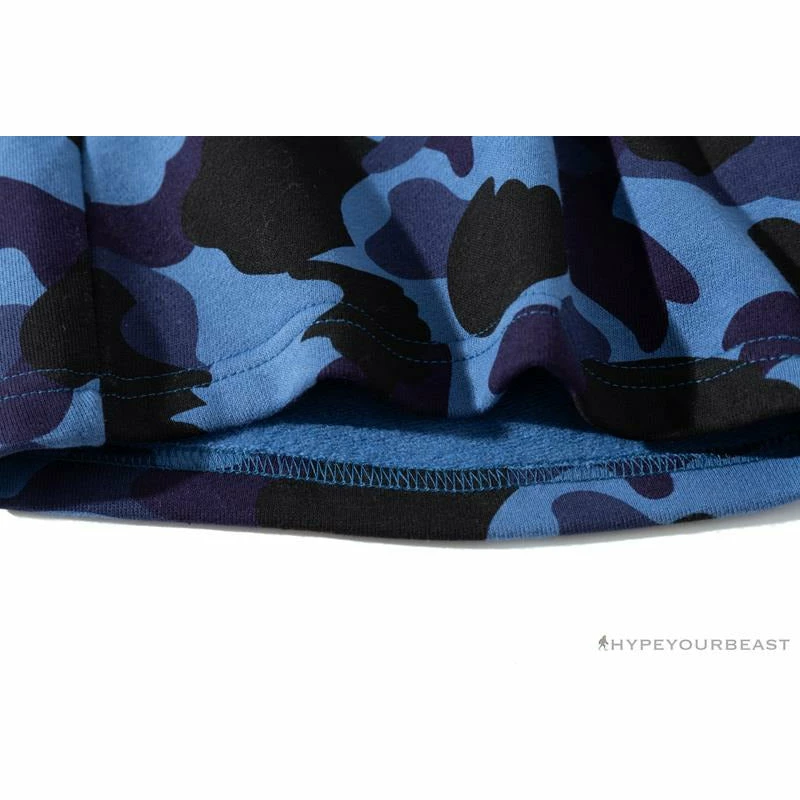 BAPE X READYMADE Tiger Head Foam Camouflage Shorts ‘BLUE’ Clothes