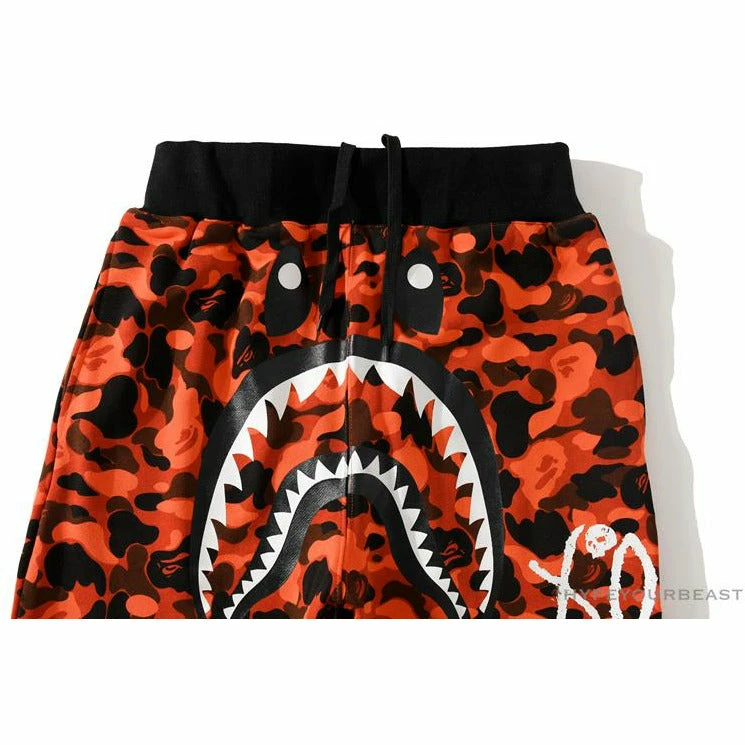 BAPE X XO Co-Branded Camouflage Pants ‘RED’ Clothes