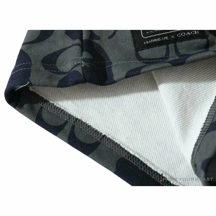 BAPE X COACH Co-Branded Dark-Blue Shorts Clothes