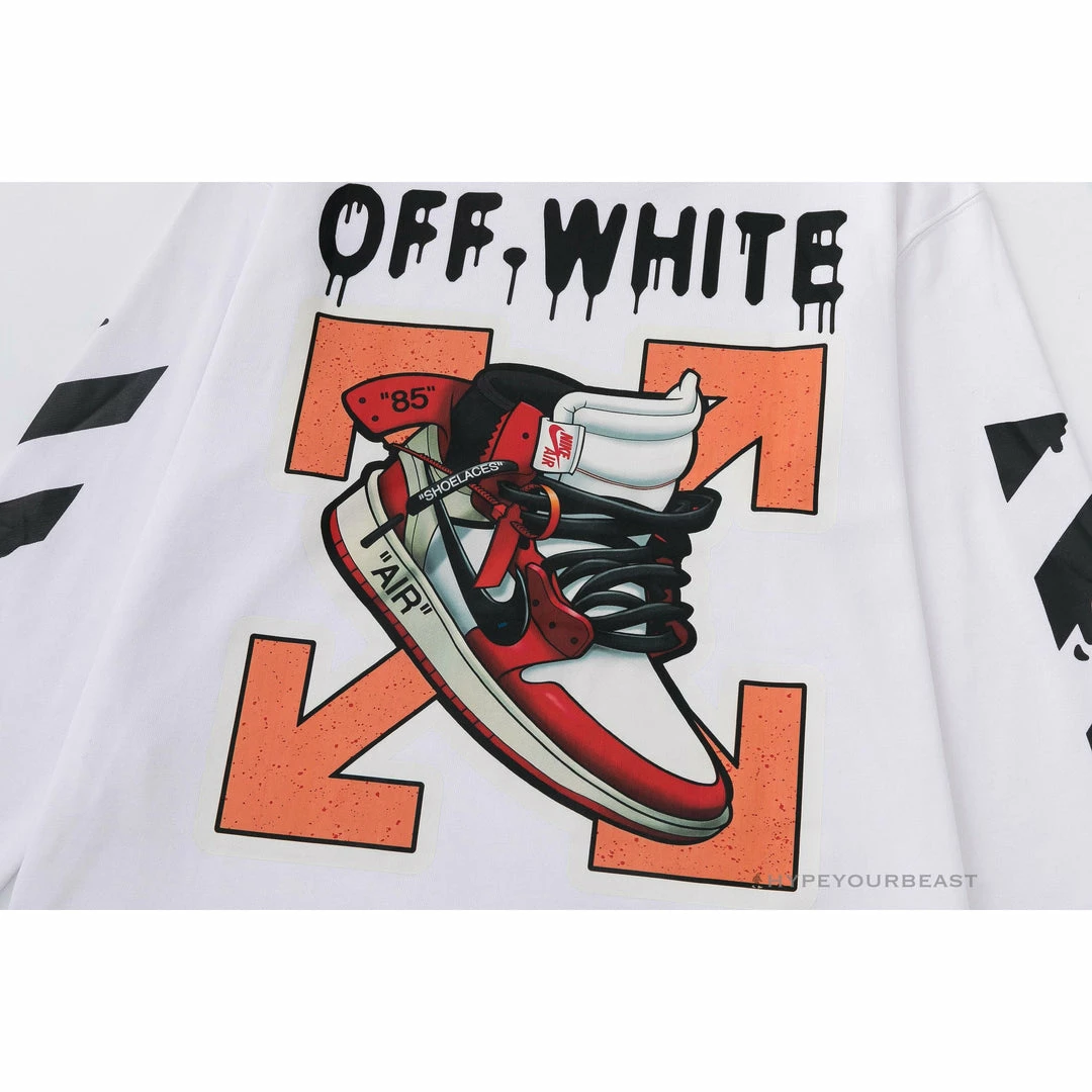 HypeYourBeast Shirts Off-White X Nike Shirt Air Jordan White