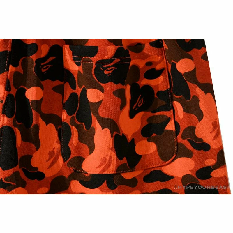BAPE X XO Camouflage Red Pants Clothes