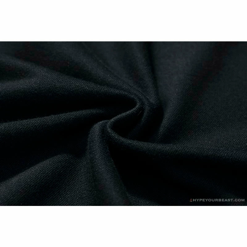 OFF-WHITE Classic Wave Oil Painting Cotton Terry Long Sleeve Shirt ‘BLACK’ Shirts