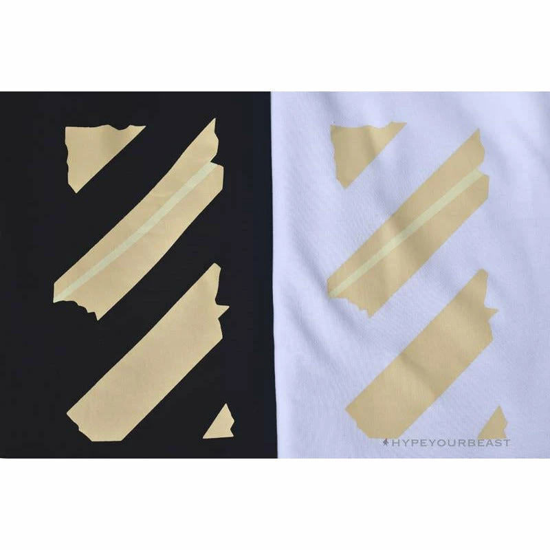 Pants OFF-WHITE Explosive Strip Basic Arrow Shorts ‘WHITE’