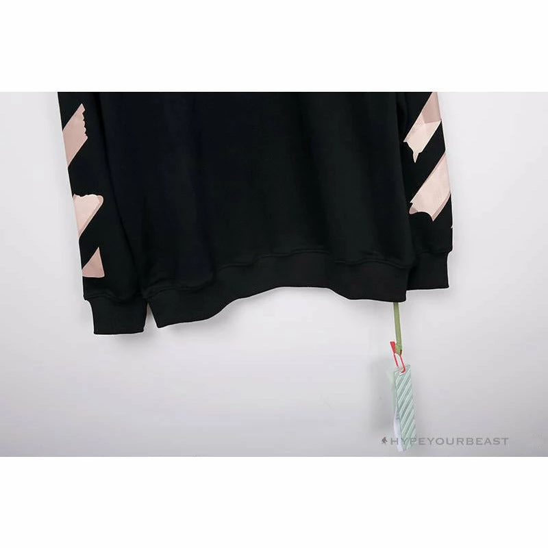 OFF-WHITE Rubber Strip Arrow Long Sleeve Shirt ‘BLACK’