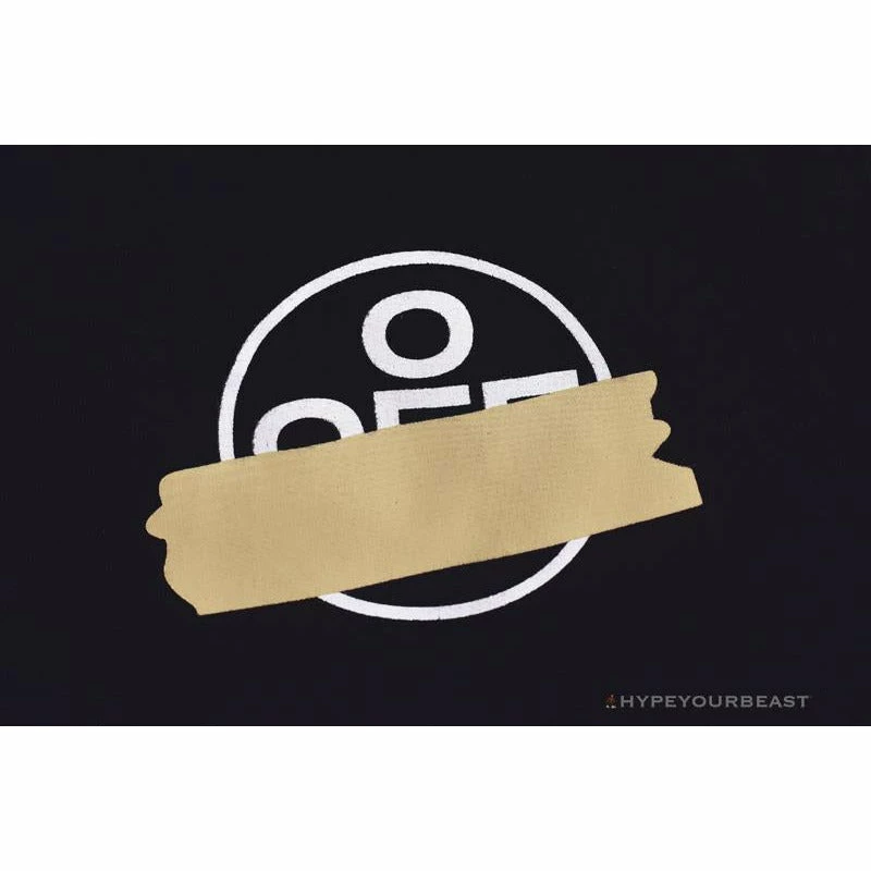 Pants OFF-WHITE Explosive Strip Basic Arrow Shorts ‘BLACK’