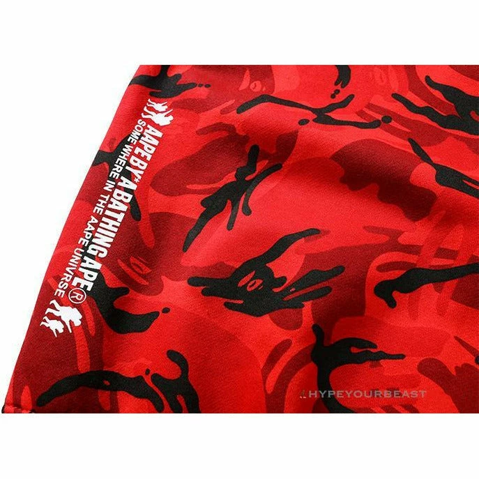 HypeYourBeast Bape Camo Hoodie Red Camouflage
